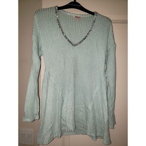 Turquoise sweater